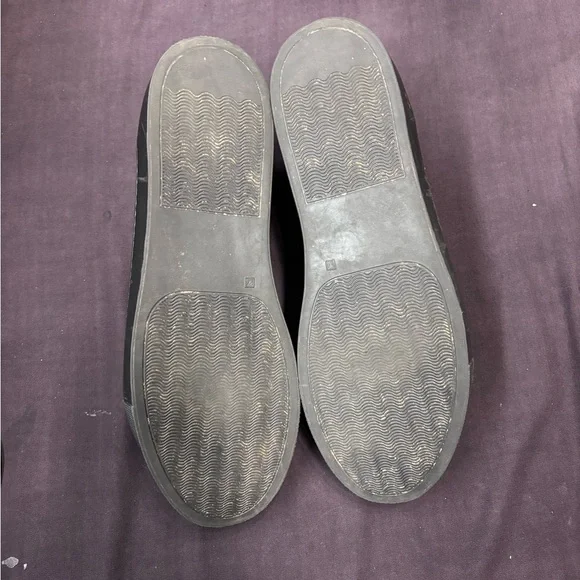 Vivienne Westwood Couture Mens Bedazzled Black and Gray High-Top Sneakers - Picture 7 of 13